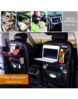 Кожен луксозен органайзер за таблет с масичка